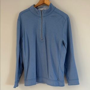 Tommy Bahama Blue Zip Up Sweater